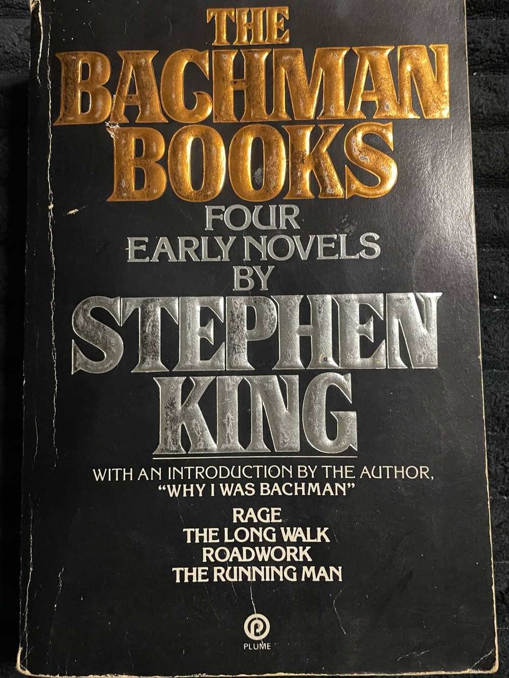 Stephen King Bachman Books 1985 Plume RAGE OOP Paperback 3rd Printing